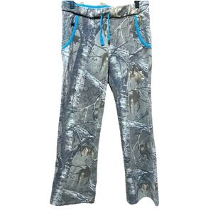 Realtree Camo Sweatpants Women's Camouflage Drawstring Pockets Size‎ Small